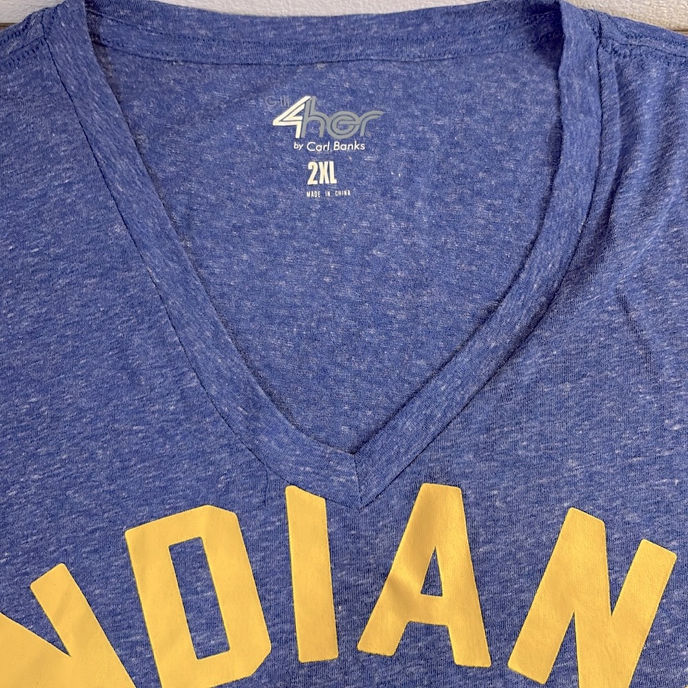 NWT [G-III] Indiana Pacers NBA The Big Game Short-Sleeve T-Shirt Women’s Sz 2XL - Picture 6 of 9